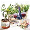 Салфетки Wine & herbs FSC Mix