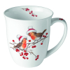Чаша Christmas robins white