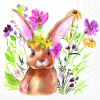 Салфетки Girl bunny