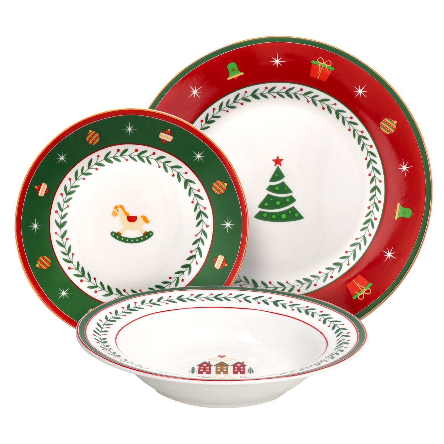Сервиз за хранене 18 части  Olimp.christmas toy