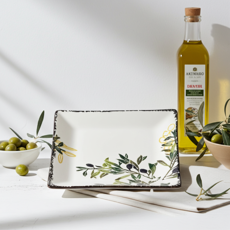 Плато квадрат Olive