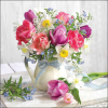 Салфетки Fresh spring flowers FSC Mix