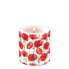 Свещ Poppy all over white