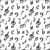 Салфетки Music notes