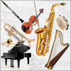 Салфетки Music instruments