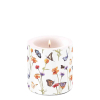 Свещ Butterfly garden white